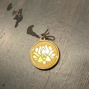 Lotus Necklace Charm by Alex and Ani